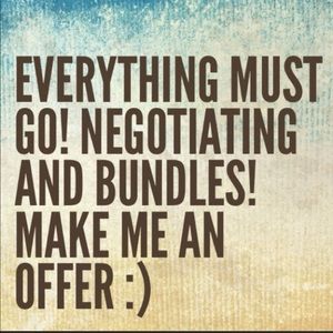 Make me an offer! Bundles are welcome!